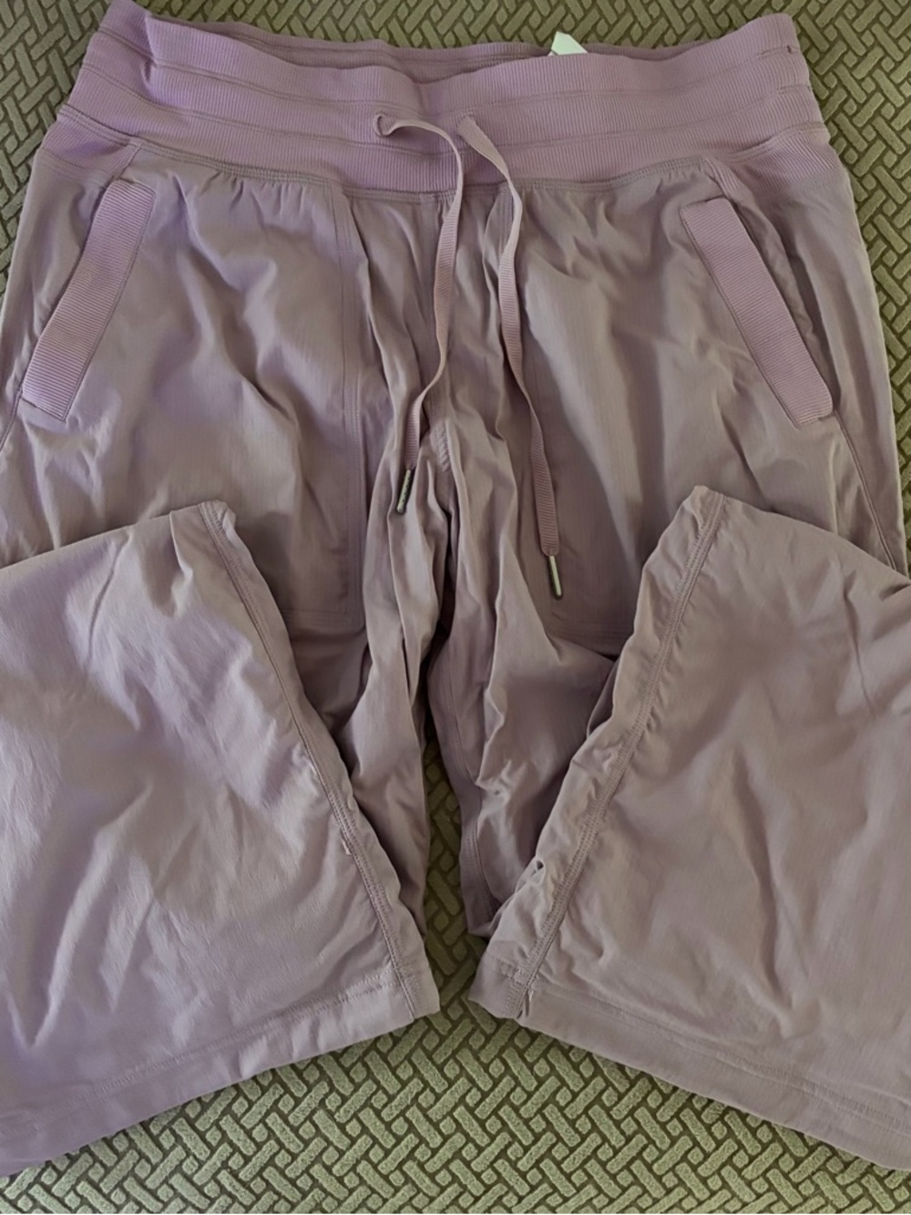 lululemon athletica Lavender Drawstring Track Pants